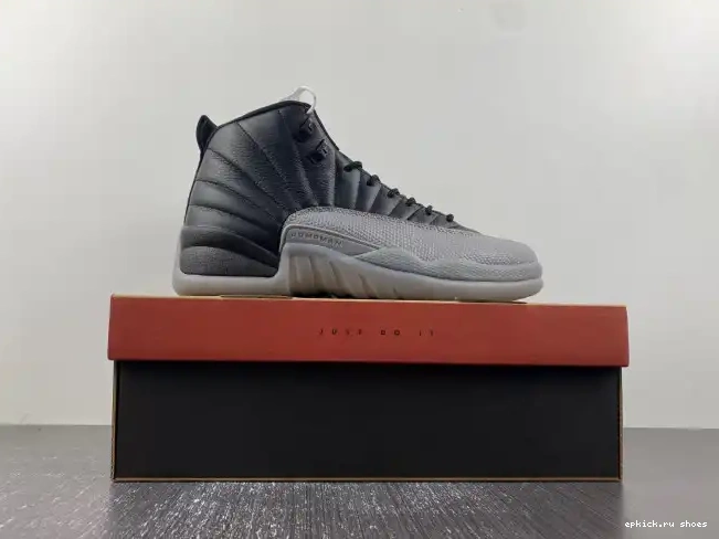 Cheap Air 12 CT8013-019 Wolf Jordan Grey Black 0528